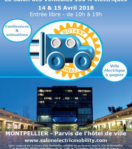 Salon Electric Mobility à Montpellier le 14 & 15 avril 2018